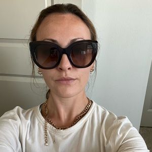 Alice + Olivia Big Cat Eye Sunglasses